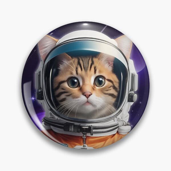 Artikelvorschau, Generative KI des Astronautenkätzchens entworfen und verkauft von juoctaviniarts.