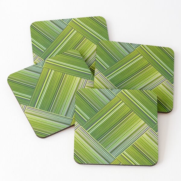 Item preview, Grass leaf pattern from squares and lines designed and sold by ioankoll213.