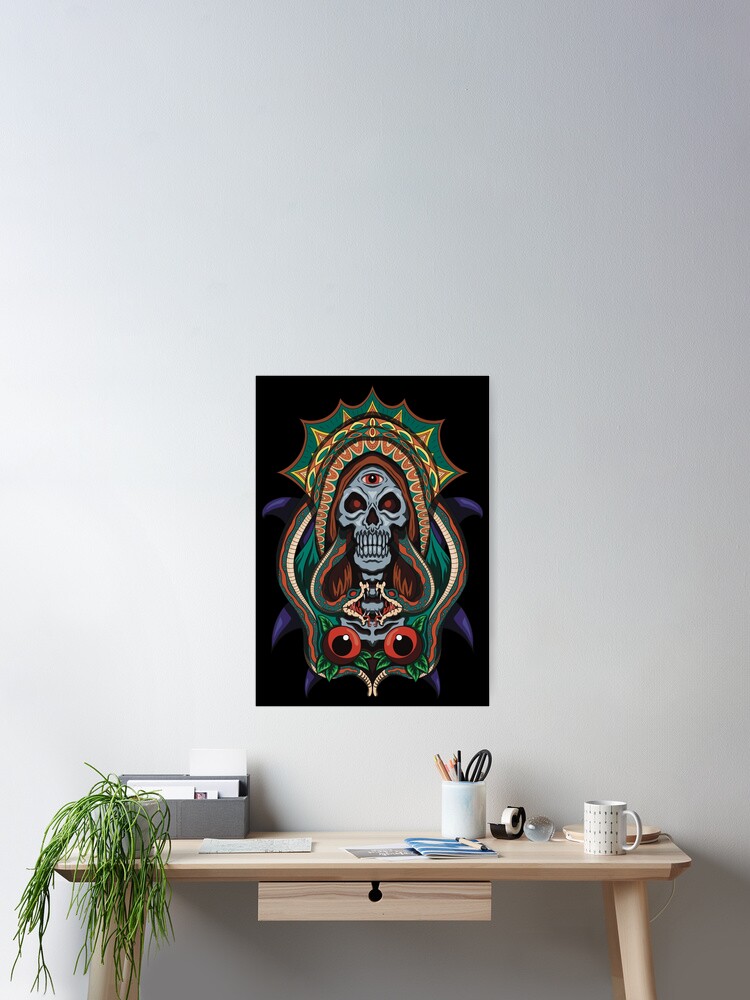 Thumbnail 2 of 3, Poster, devil witch designed and sold by WatidStudio.