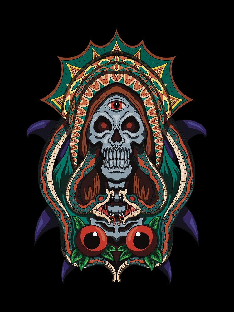 Thumbnail 3 of 3, Scarf, devil witch designed and sold by WatidStudio.