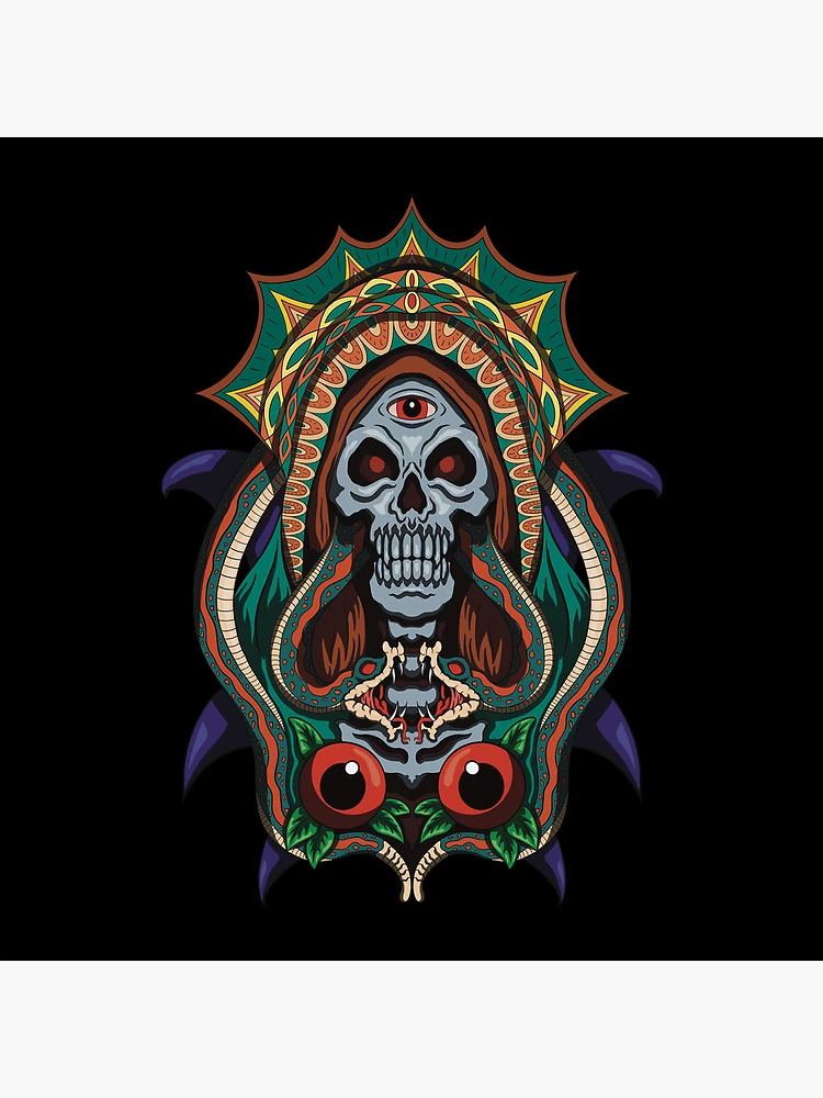 Thumbnail 4 of 4, Clock, devil witch designed and sold by WatidStudio.