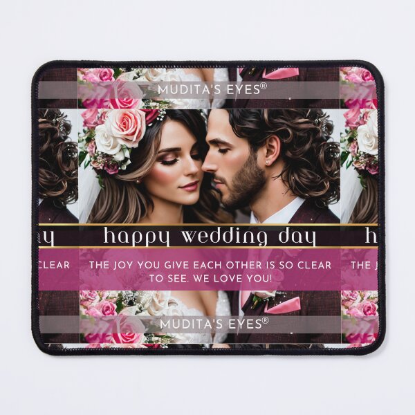 Item preview, Romantic "The joy you give each other" Wedding Day Wishes & Proposal Couple Sticker designed and sold by MuditasEyes.