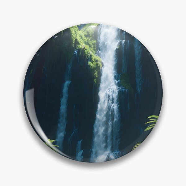 Item preview, Majestic Waterfall Artwork Tranquil Beauty designed and sold by Sandydesign.