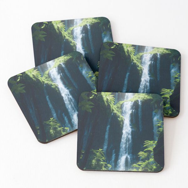 Item preview, Majestic Waterfall Artwork Tranquil Beauty designed and sold by Sandydesign.