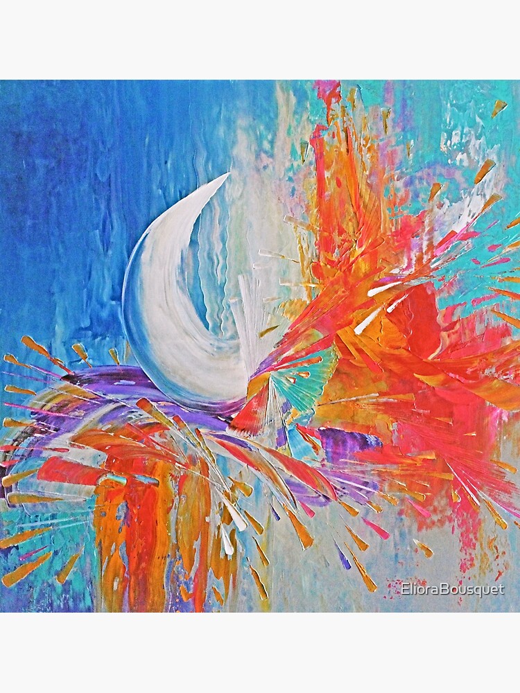 Aperçu 3 sur 3. Poster avec l'œuvre Odyssée onirique créée et vendue par ElioraBousquet.