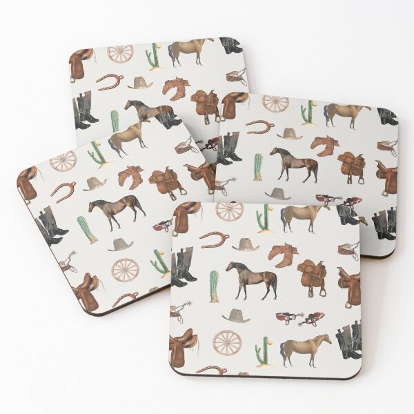 Item preview, Cowboy Cowgirl Western Rodeo Country Pattern designed and sold by idovedesign.