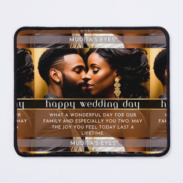 Item preview, Romantic "What a wonderful day" Wedding Day Wishes & Proposal Couple Sticker designed and sold by MuditasEyes.