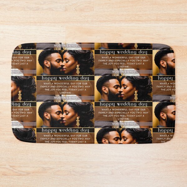 Item preview,  Romantic "What a wonderful day"  Wedding Day Wishes & Proposal Couple Sticker designed and sold by MuditasEyes.