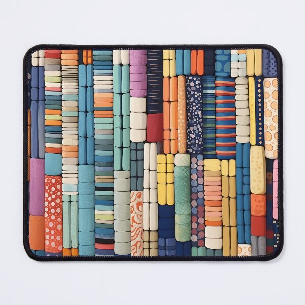 Item preview, Colorful block pattern designed and sold by miss-keysmash.