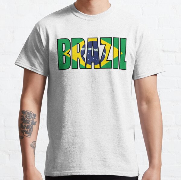 Brazil National Flag  Bandeira do Brasil, Brazilian Green T-Shirt