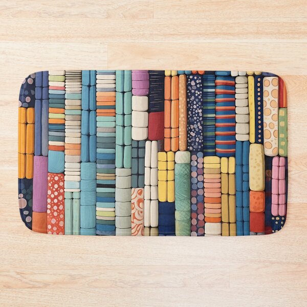 Item preview, Colorful block pattern designed and sold by miss-keysmash.
