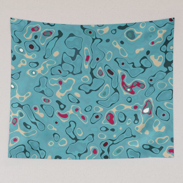 Item preview, Tranquil Turquoise Serene Minimal  designed and sold by Mehwish.