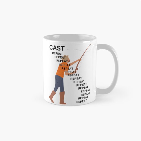 Item preview, Cast, Repeat, Repeat, Repeat - Funny Fishing T-shirts designed and sold by SavvySeller.