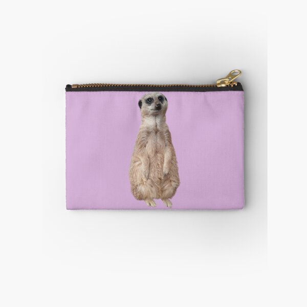 Item preview, Meerkat - Cute meerkat watching the view -Pink background designed and sold by tinytiger77.