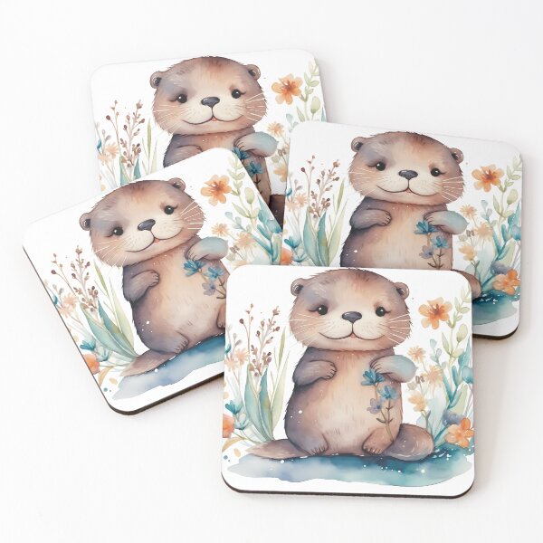 Item preview, Little cute otter #1 designed and sold by TeddyPrint.