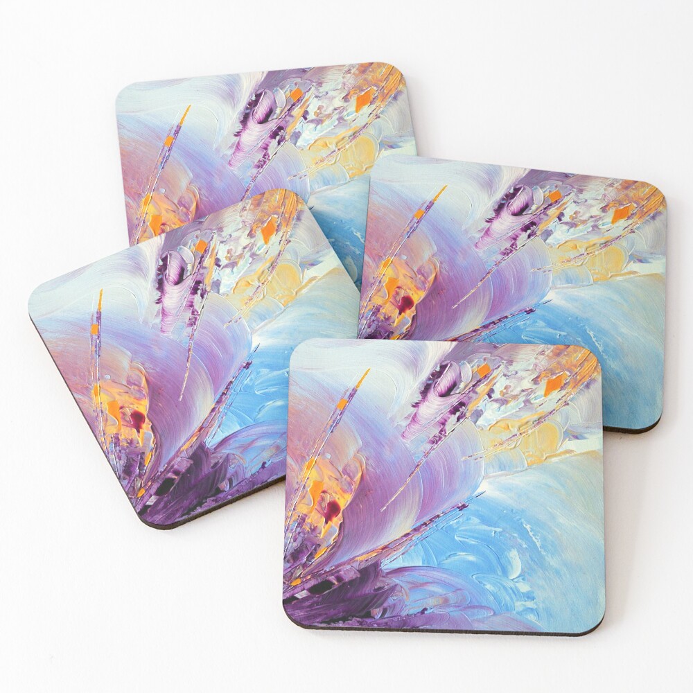 Aperçu de l'œuvre Dessous de verre (lot de 4) créée et vendue par ElioraBousquet.