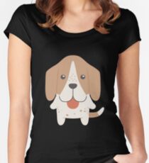 Basset Hound Women's Fitted Scoop T-Shirt