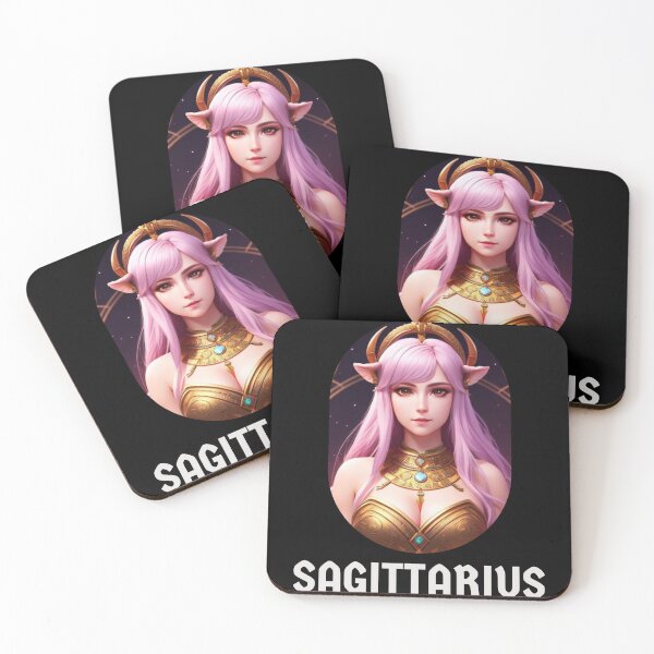Item preview, Sagittarius Zodiac Goddess Anime Girl designed and sold by Hellofriendco.