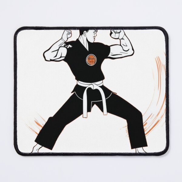 Item preview, a martial artist executing a powerful kick 	 designed and sold by etovkuiatel.