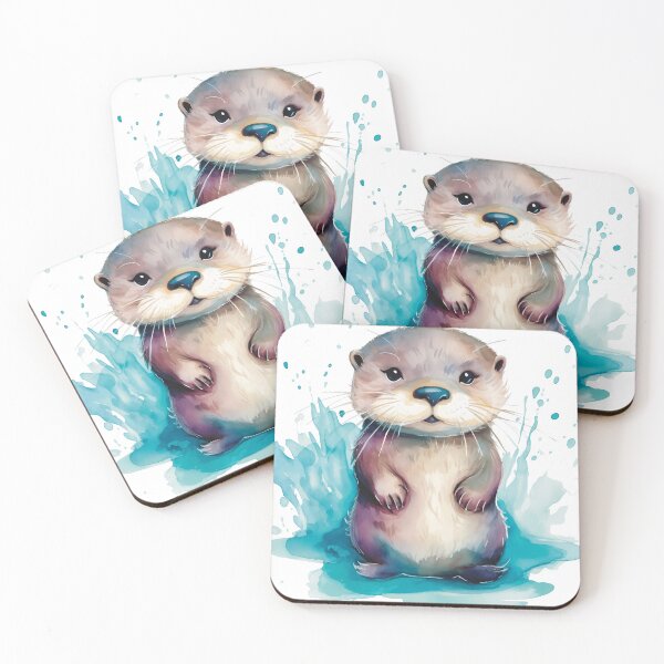 Item preview, Little cute otter #2 designed and sold by TeddyPrint.