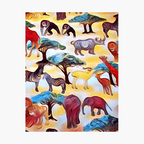Item preview, Africa Jungle Pop Art designed and sold by Profitrip.