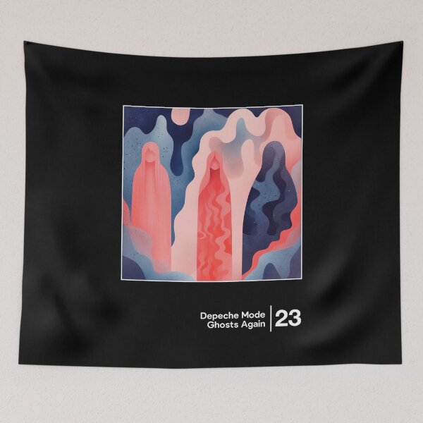 Item preview, Ghosts Again  - Original Minimal Style Artwork  designed and sold by Saudade--.