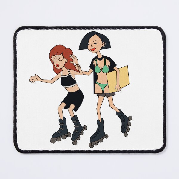 Item preview, Daria & Jane Rollerskating  designed and sold by ellefgab.
