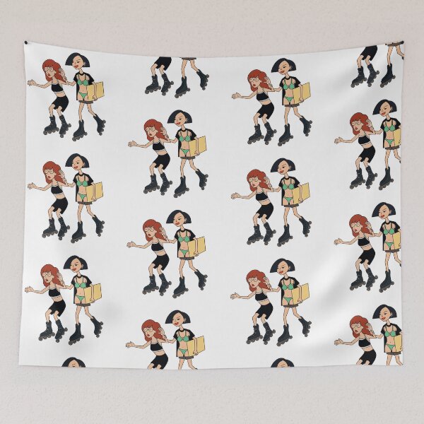 Item preview, Daria & Jane Rollerskating  designed and sold by ellefgab.