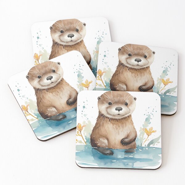 Item preview, Little cute otter #4 designed and sold by TeddyPrint.