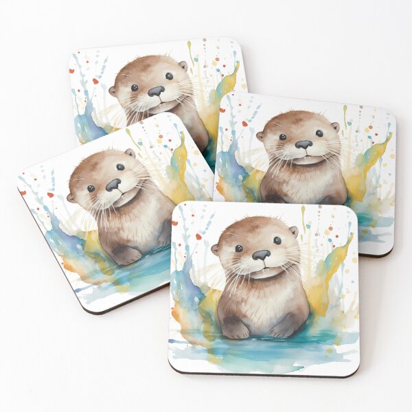 Item preview, Little cute otter #5 designed and sold by TeddyPrint.