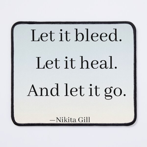 Item preview, Hurt, Bleed, Heal, Let Go: Healing Journey designed and sold by herloque.