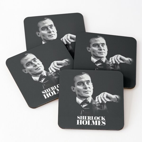 Item preview, Jeremy Brett as Sherlock Holmes: Film Noir Style Portrait designed and sold by imageren.