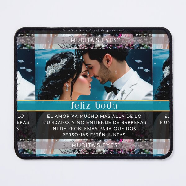 Item preview,   Romántico "El amor va mucho mas alla" Día de la Boda Deseos y Propuesta Pareja Sticker designed and sold by MuditasEyes.