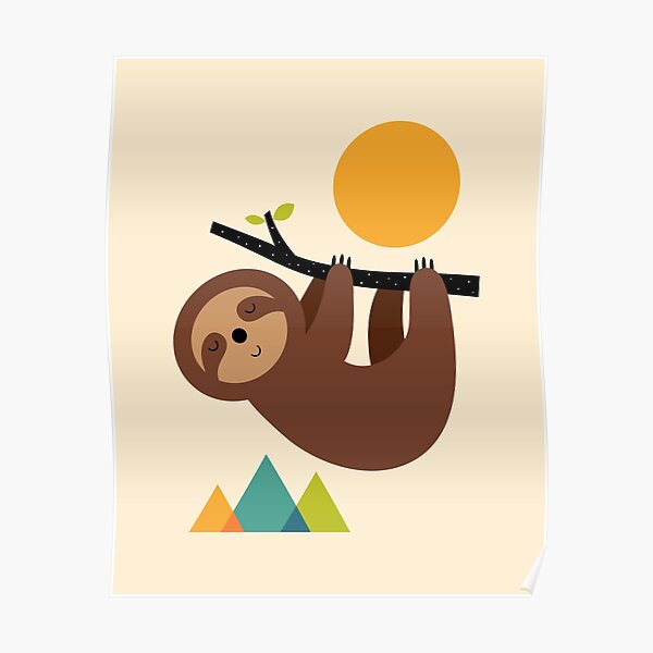 Keep Calm And Live Slow Poster