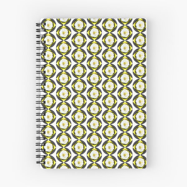 Item preview,  White Plum flower surrounded byBlack and yellow colors by Iritof designed and sold by iritof.
