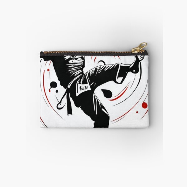 Item preview, a martial artist executing a powerful kick 	 designed and sold by etovkuiatel.