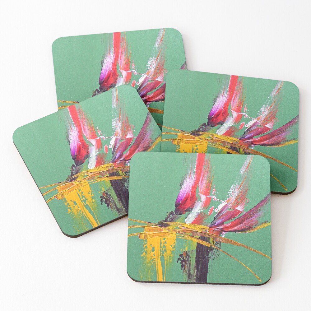 Aperçu de l'œuvre Dessous de verre (lot de 4) créée et vendue par ElioraBousquet.