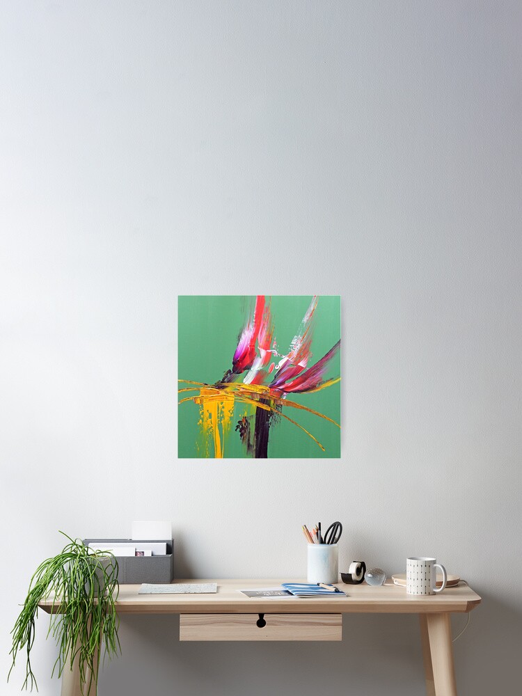 Aperçu 2 sur 3. Poster avec l'œuvre Le jardin de Cynthie créée et vendue par ElioraBousquet.