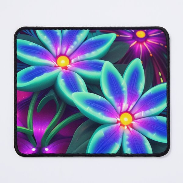 Item preview, Iridescent tropical flowers  designed and sold by Roxburylane.