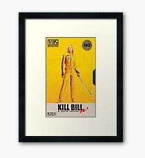 Kill Bill VHS Framed Print