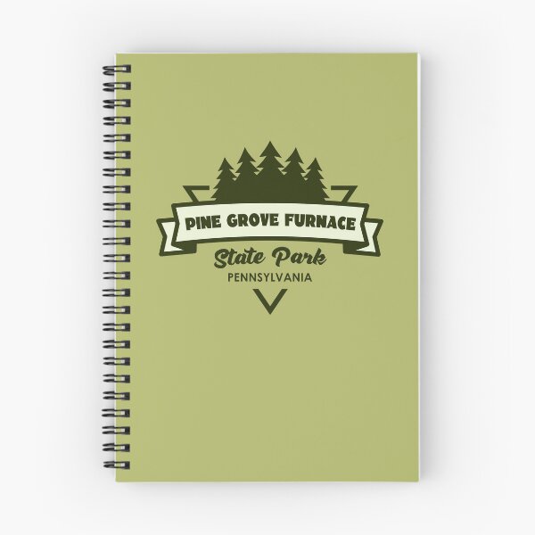 Item preview, Pine Grove Furnace State Park Pennsylvania Trees And Ribbon designed and sold by bivenart.