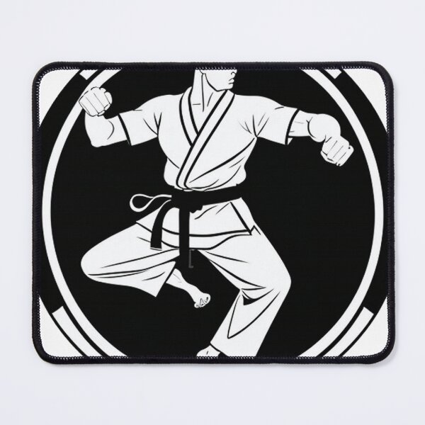 Item preview, a martial artist executing a powerful kick 	 designed and sold by etovkuiatel.