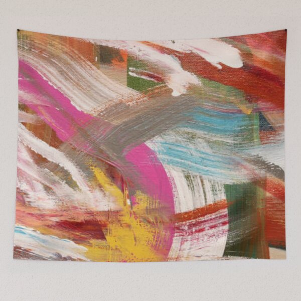 Item preview,  Art background bright colors artistic splashes painting designed and sold by MTShoppingLine.