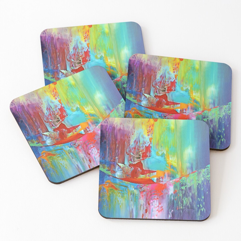 Aperçu de l'œuvre Dessous de verre (lot de 4) créée et vendue par ElioraBousquet.