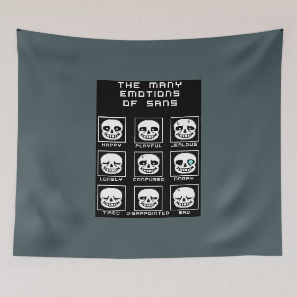 Item preview, The Many Emotions Of Sans Undertale  designed and sold by MyronWickham.