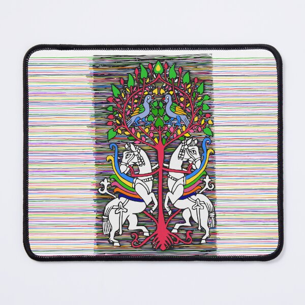 Item preview, Colorful Persian Horses Design  designed and sold by PersianStore.