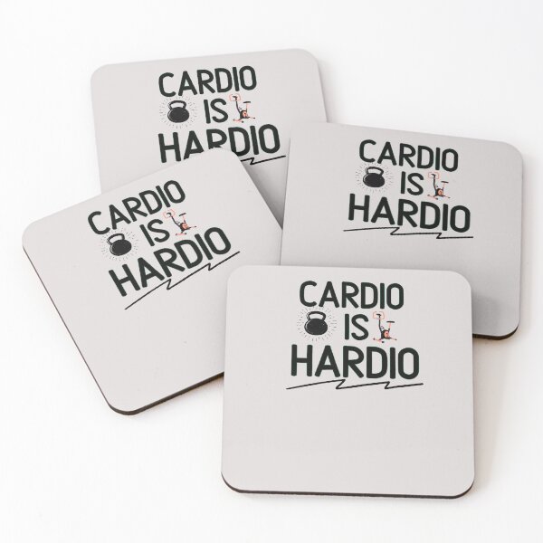 Item preview, Cardio Is Hardio   - Funny Gym Quote designed and sold by unique things.