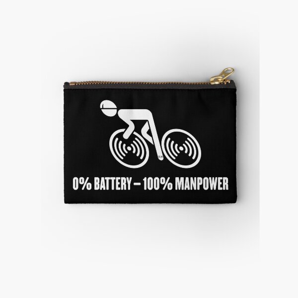 Item preview, 0% Battery – 100% Manpower (Bicycle / Road Bike / White) designed and sold by MrFaulbaum.