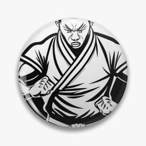 Item preview, a martial artist executing a powerful kick 	 designed and sold by etovkuiatel.