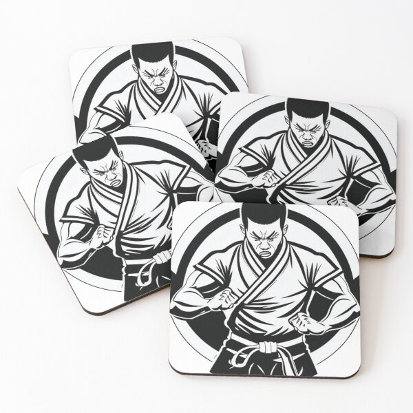 Item preview, a martial artist executing a powerful kick 	 designed and sold by etovkuiatel.